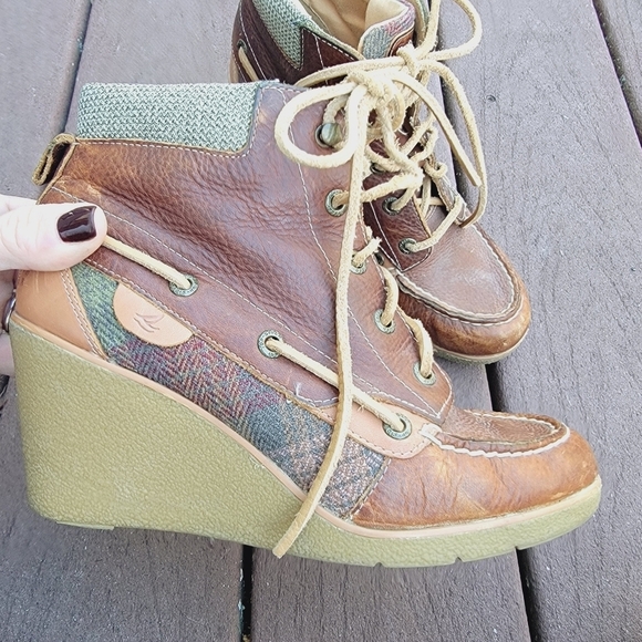 Sperry Bailey wedge Bootie 7 - Picture 7 of 9